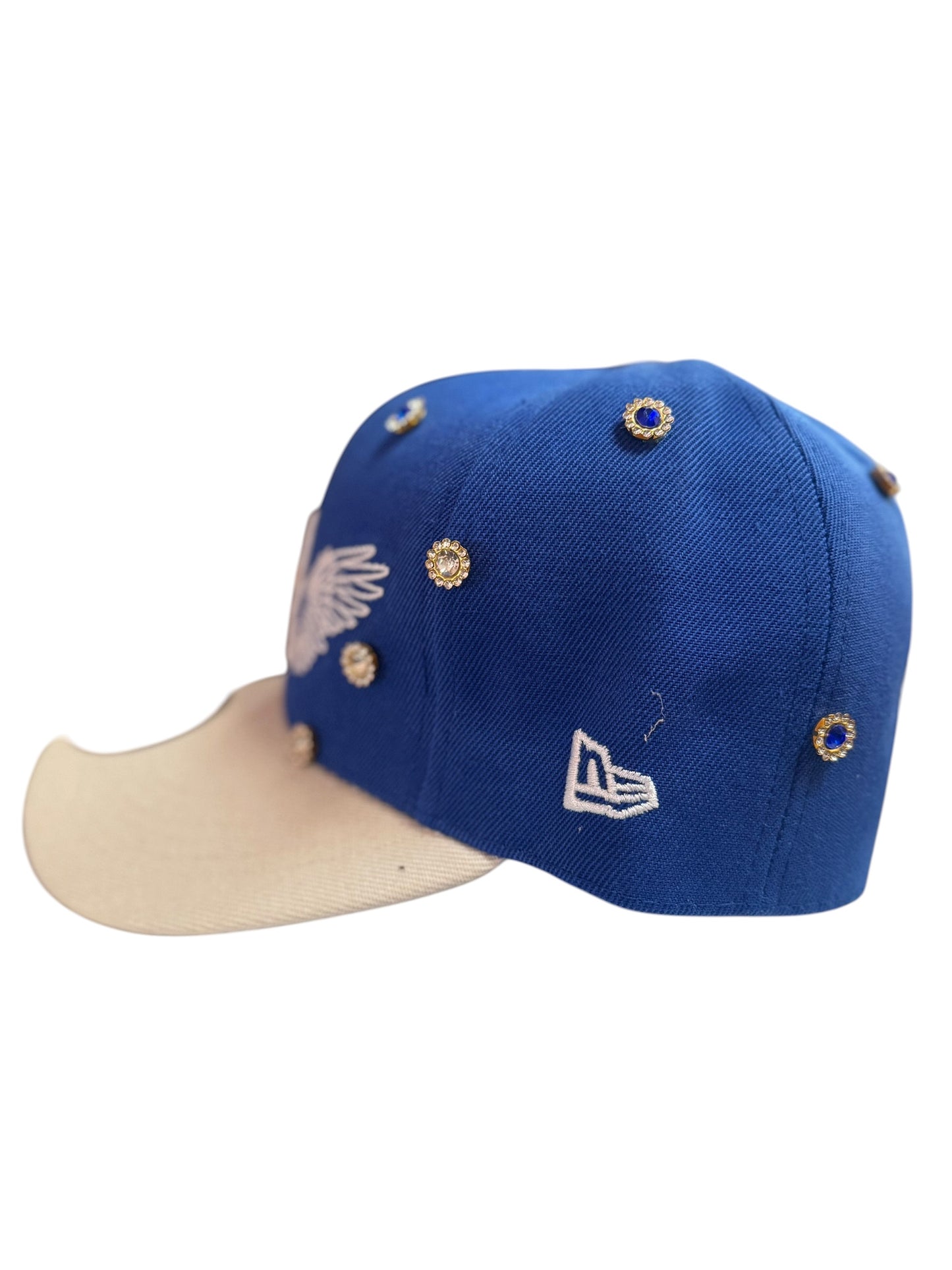 Los Angeles Dodgers new Era Fitted Size 7 1/2 Royal Blue / Grey