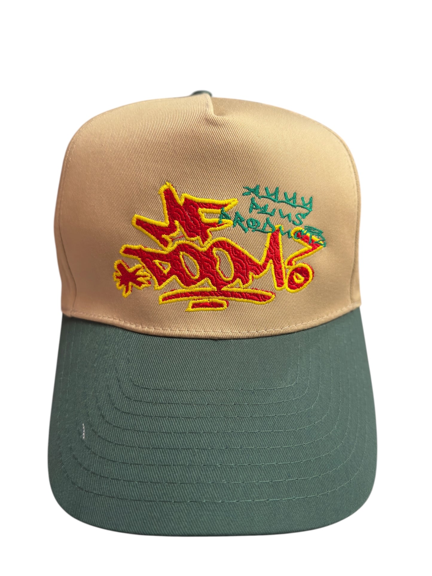 MF Doom Khaki / Dark Green Snapback