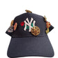 New York Yankees Bejeweled Snapback Dark Navy