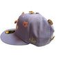 New York Yankees Bejeweled New Era Fitted Size 7 5/8 Light Blue / Peach