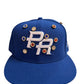 Puetro Rico Bejeweled Fitted Size 7 5/8 Royal Blue / Grey Underbrim