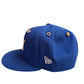 Puetro Rico Bejeweled Fitted Size 7 5/8 Royal Blue / Grey Underbrim