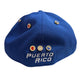 Puetro Rico Bejeweled Fitted Size 7 5/8 Royal Blue / Grey Underbrim