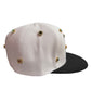 New York Yankees Bejeweled New Era Fitted Hat Size 7 1/4 White / Black