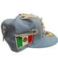 Mexico Bejeweled New Era Fitted Hat Size 7 1/2 Light Blue