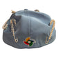 Mexico Bejeweled New Era Fitted Hat Size 7 1/2 Light Blue