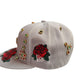 Los Angeles New Era Fitted Size 7 1/2 Grey / Roses