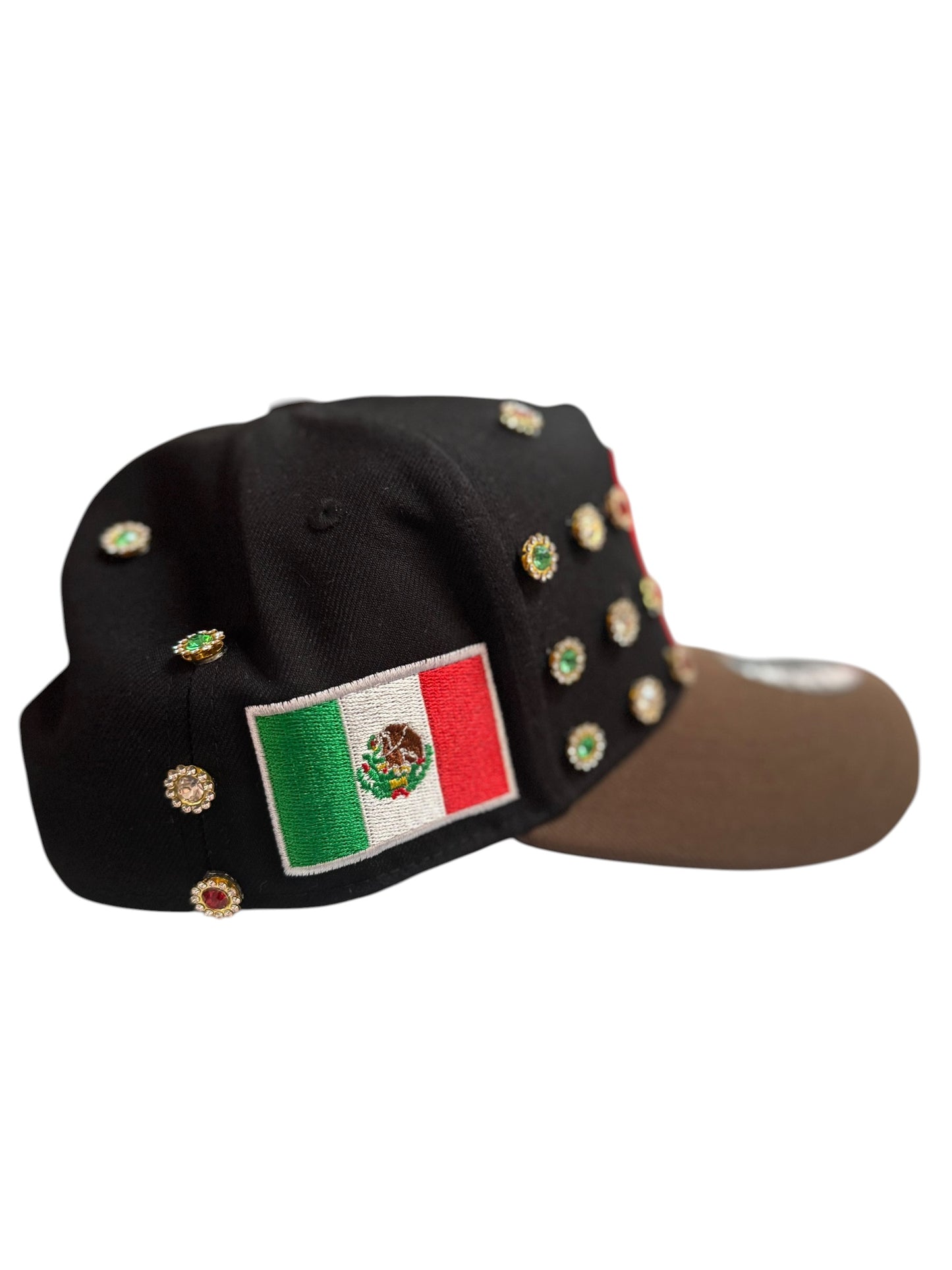 Mexico Bejeweled New Era Snapback Black / Brown