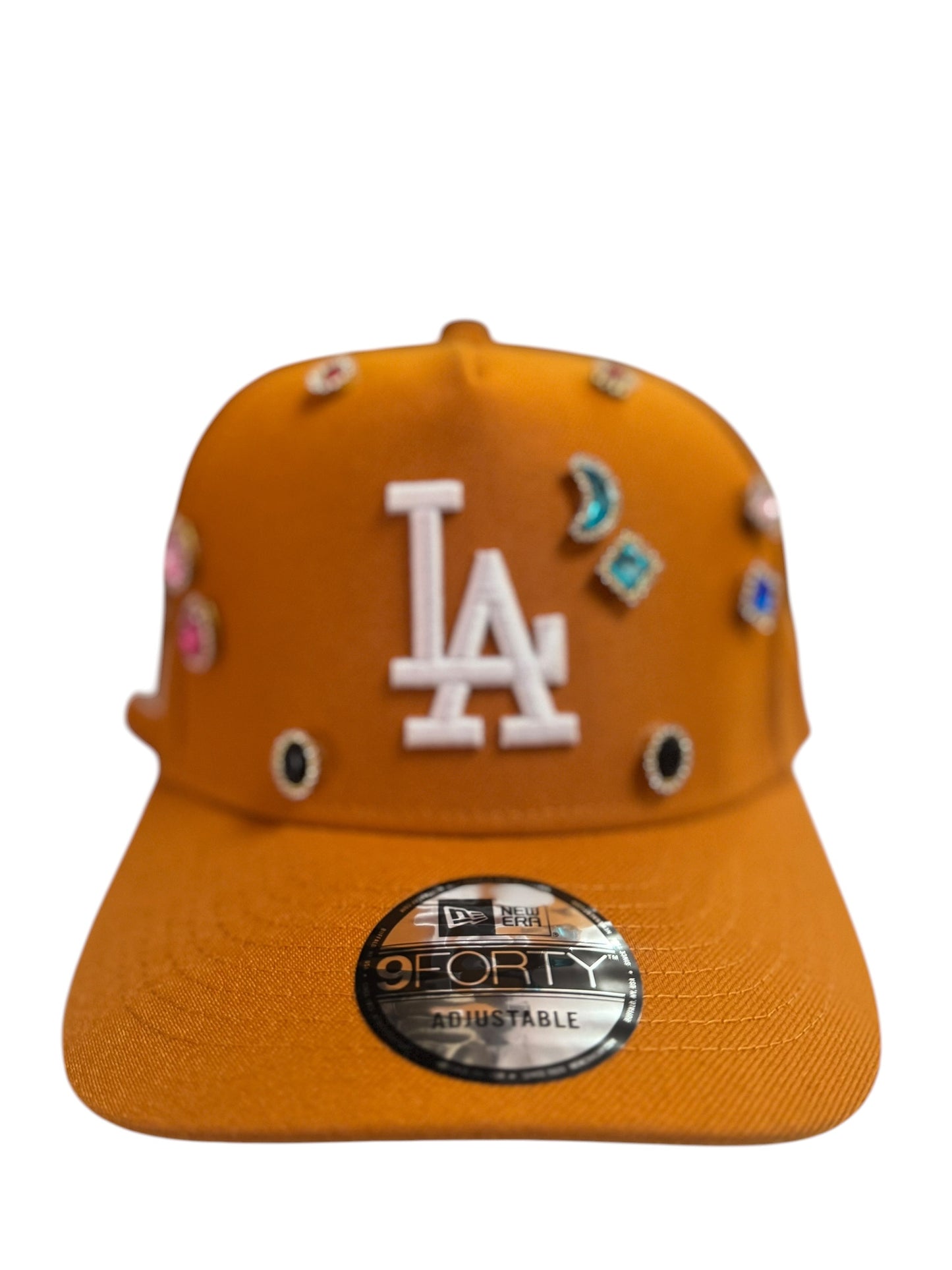 Los Angeles Dodgers Bejeweled New Era Snapback Dark Mustard