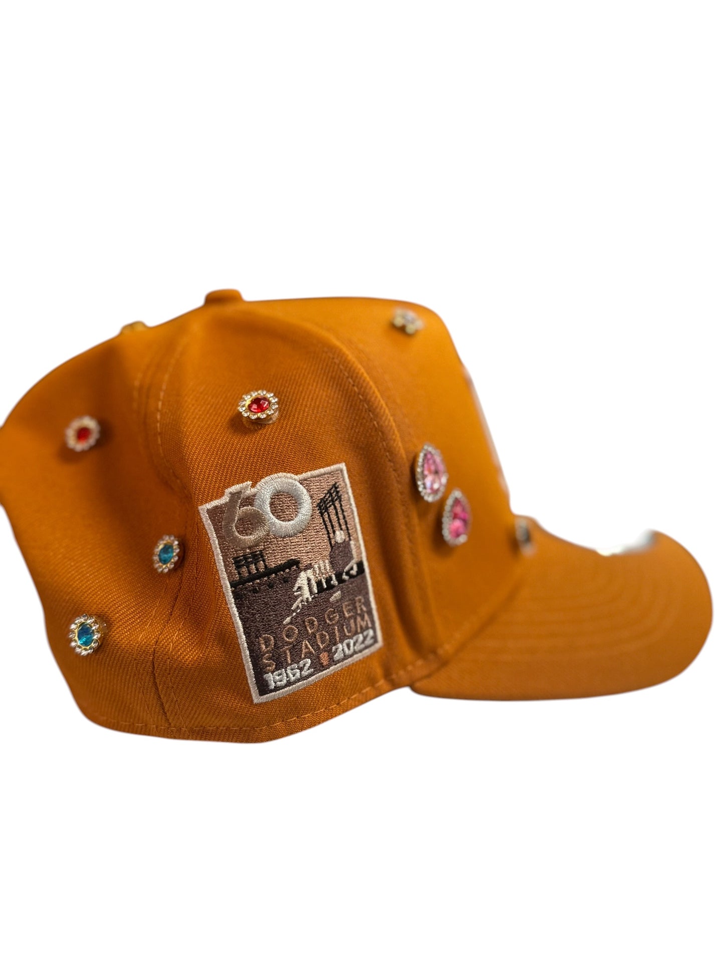 Los Angeles Dodgers Bejeweled New Era Snapback Dark Mustard