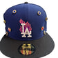 Los Angeles Dodgers Pink Flame Fitted New Era Size 7 1/2