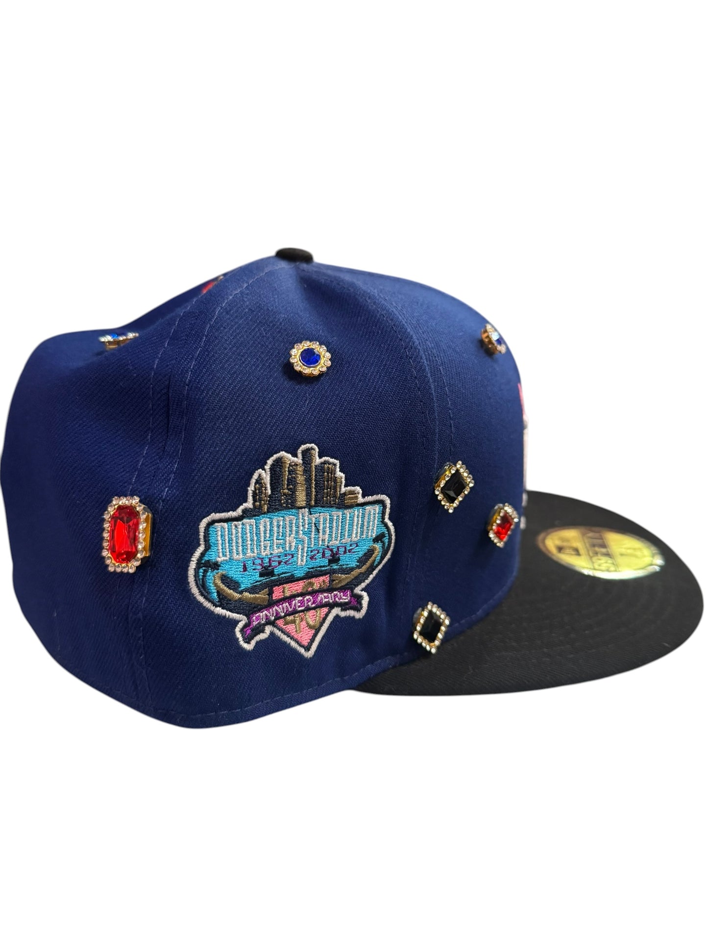 Los Angeles Dodgers Pink Flame Fitted New Era Size 7 1/2