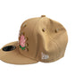 New York Yankees Rose Bejeweled New Era Snapback Khaki / Pink Underbrim