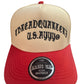 Threadquarterz U.S.Ayyy Khaki / Red Snapback