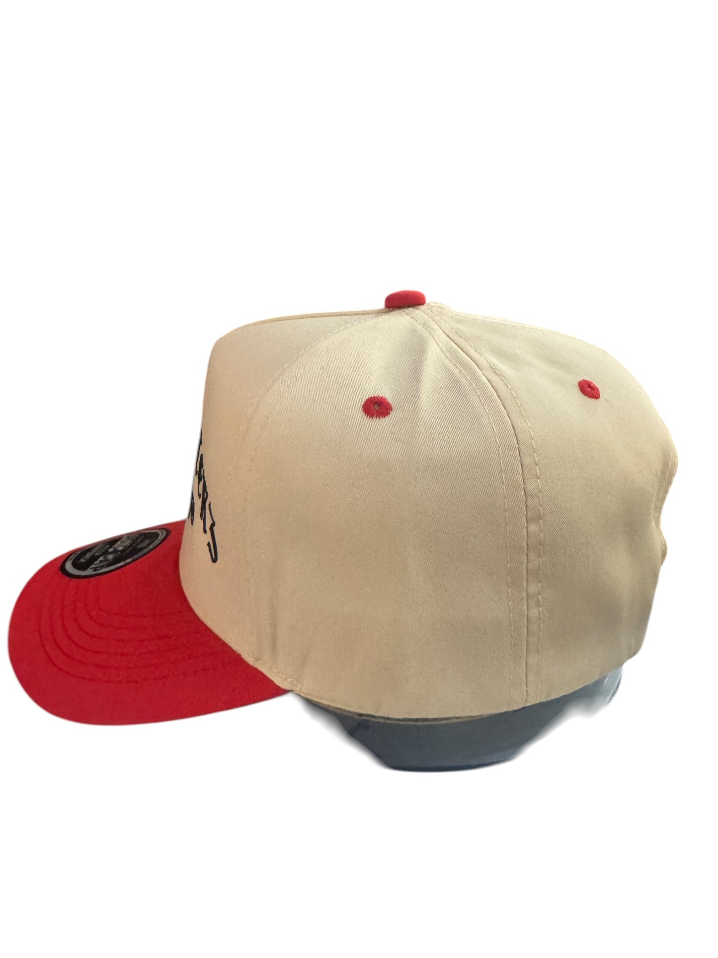 Threadquarterz U.S.Ayyy Khaki / Red Snapback