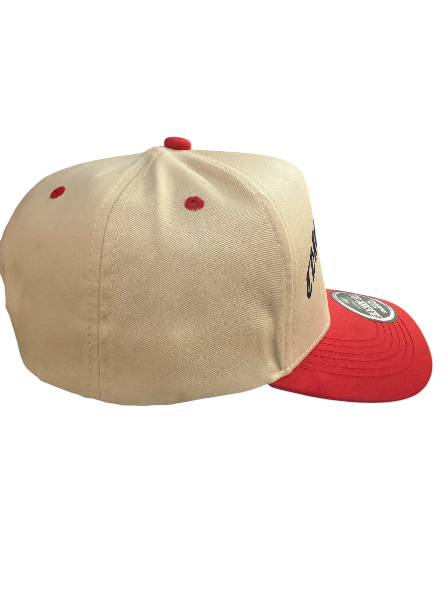 Threadquarterz U.S.Ayyy Khaki / Red Snapback