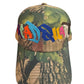Threadquarterz Rainbow Script Camo Snapback
