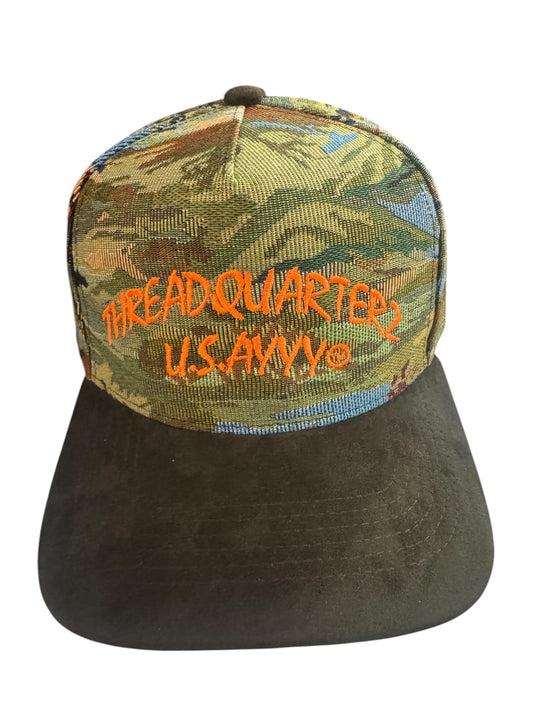 Threadquarterz U.S.Ayyy Orange Script Snapback