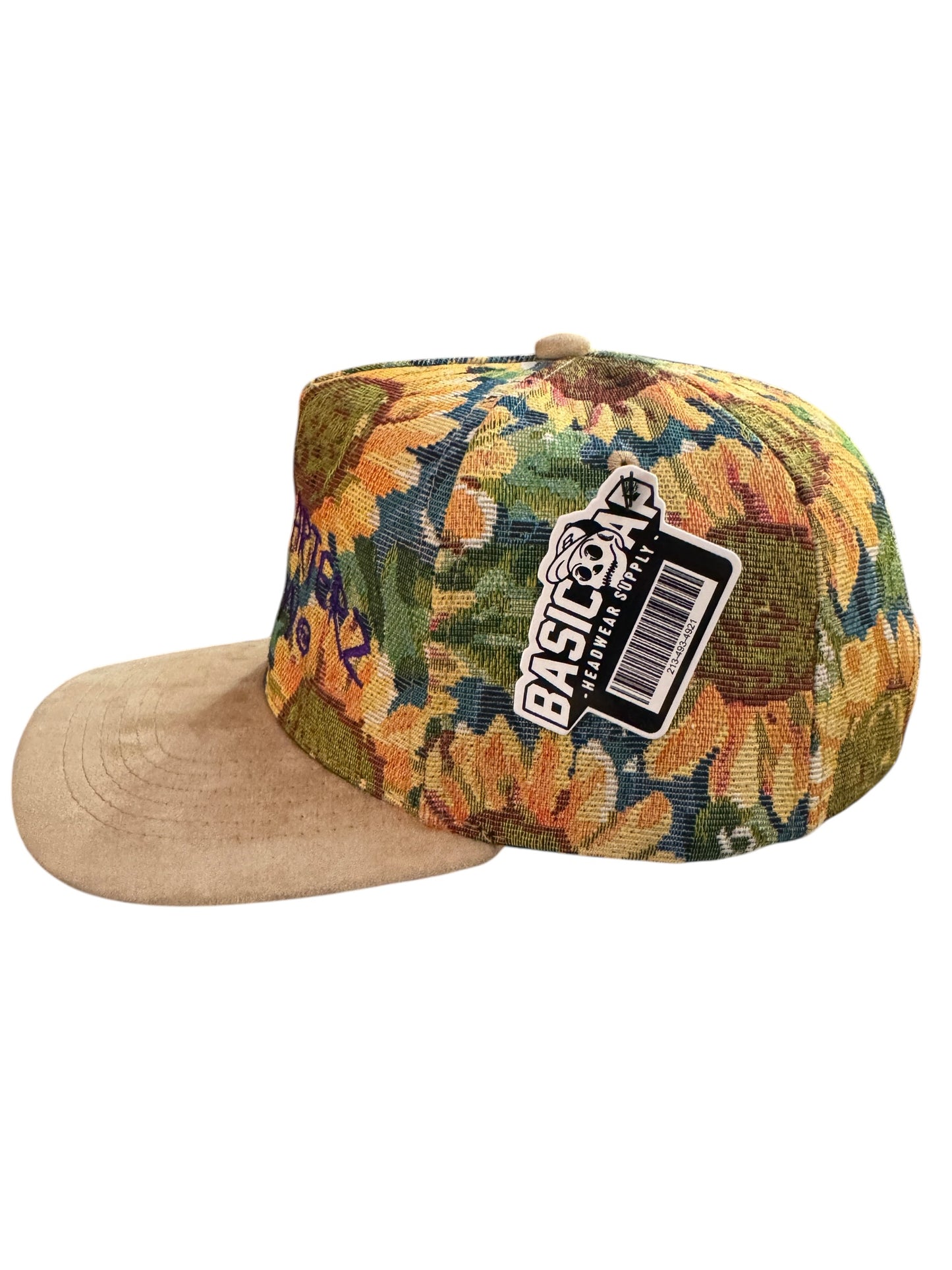 Threadquarterz U.S.Ayyy Purple Font Sunflower Snapback