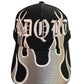 Threadquarterz Spread Black / White / grey Flame Snapback