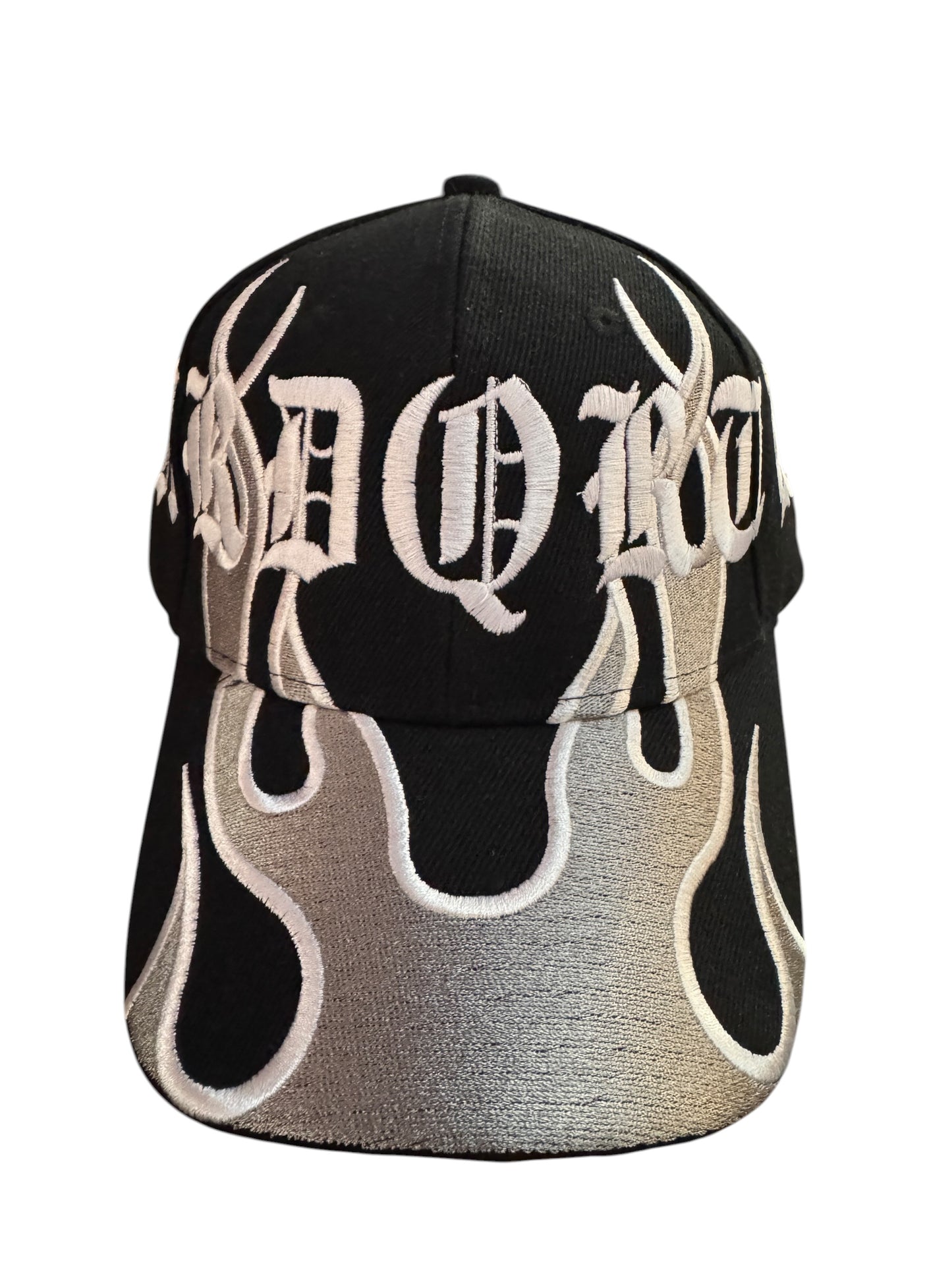 Threadquarterz Spread Black / White / grey Flame Snapback