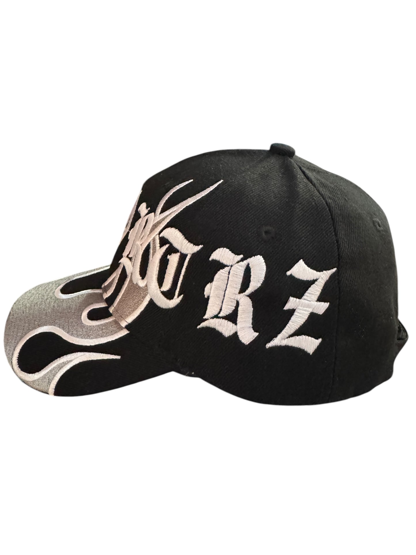 Threadquarterz Spread Black / White / grey Flame Snapback