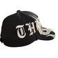 Threadquarterz Spread Black / White / grey Flame Snapback