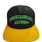 Threadquarterz U.S.Ayyy Black / Yellow Snapback