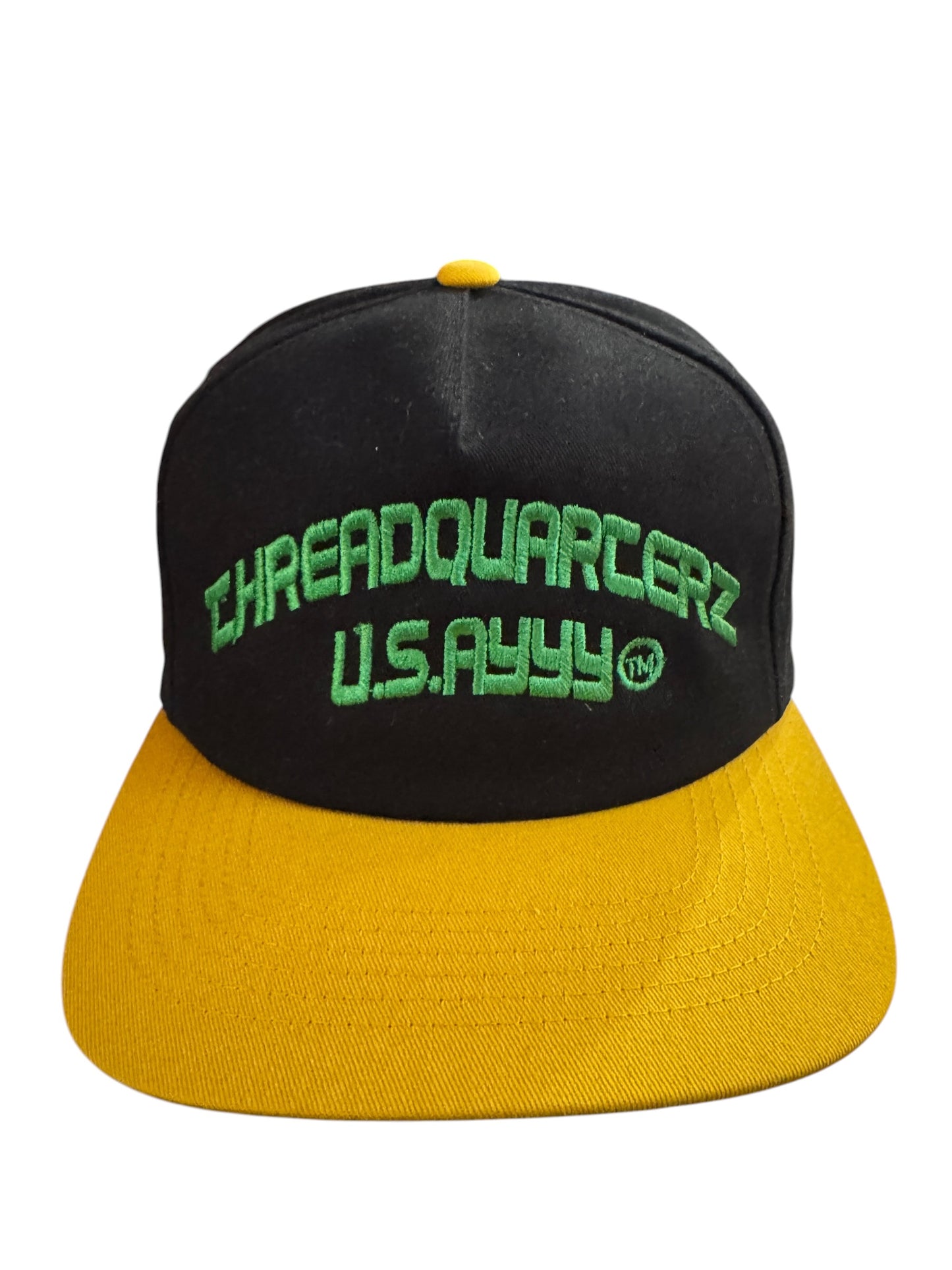 Threadquarterz U.S.Ayyy Black / Yellow Snapback