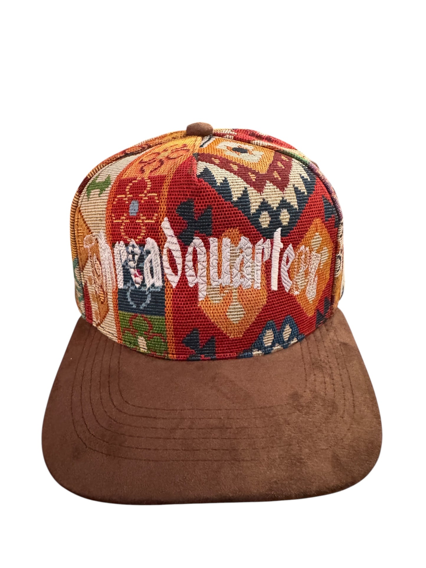 Threadquarterz Script White / Tribal Snapback
