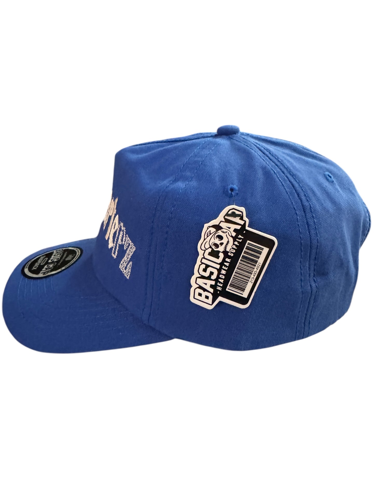 Threadquarterz Script Snapback White / Royal Blue