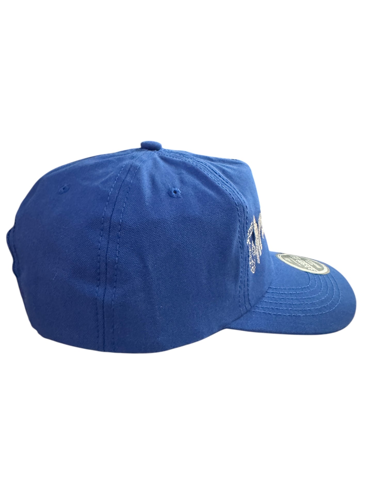 Threadquarterz Script Snapback White / Royal Blue