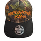 Threadquarterz U.S.Ayyy Orange / Camo Snapback