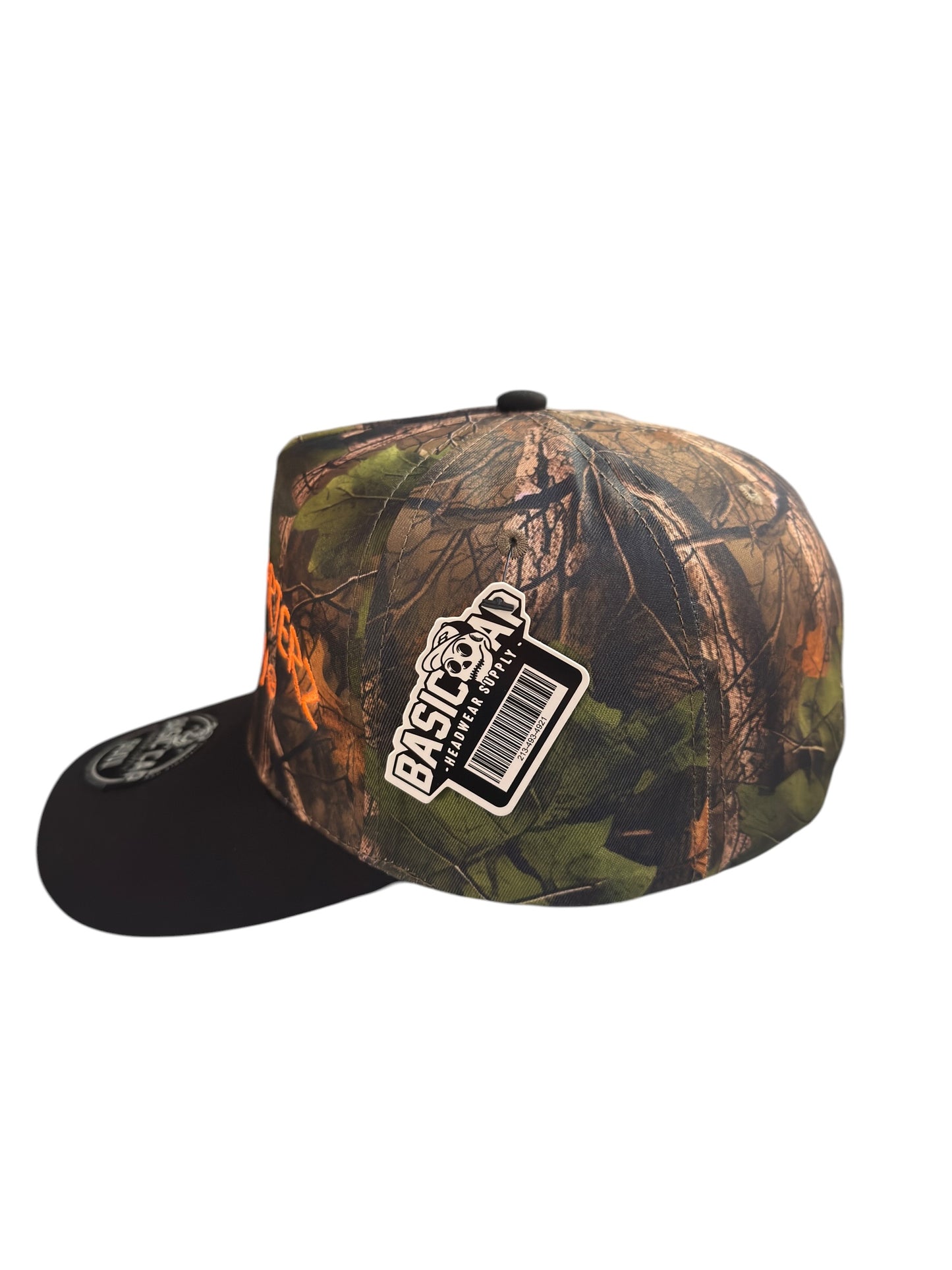 Threadquarterz U.S.Ayyy Orange / Camo Snapback