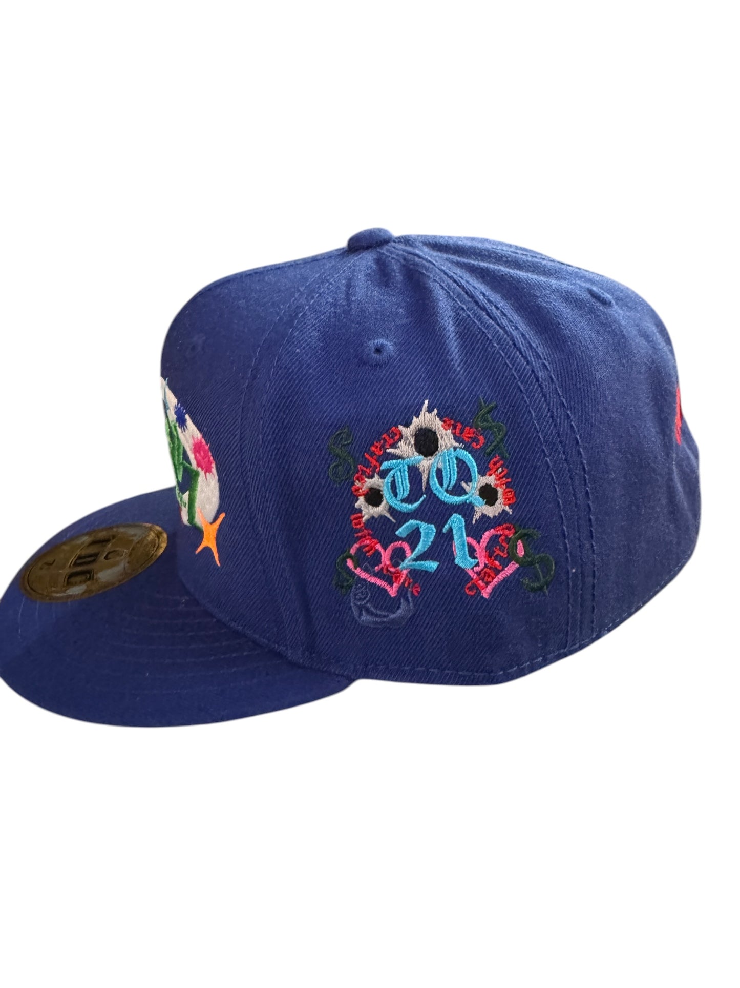 Threadquarterz Galaxy Fitted Hat Sizes 7-8 Royal Blue