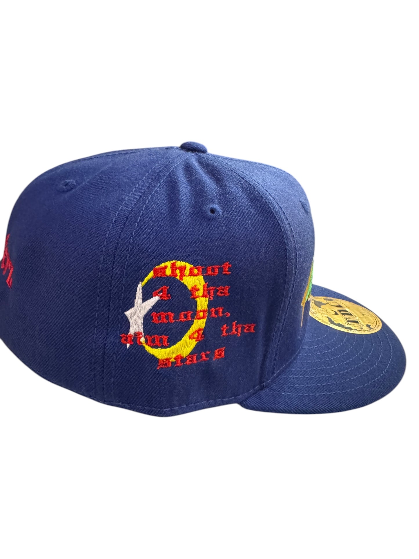 Threadquarterz Galaxy Fitted Hat Sizes 7-8 Royal Blue
