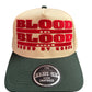 Blood In Blood Out Snapback Tan / Red / Dark Green Mexico Flag Underbrim
