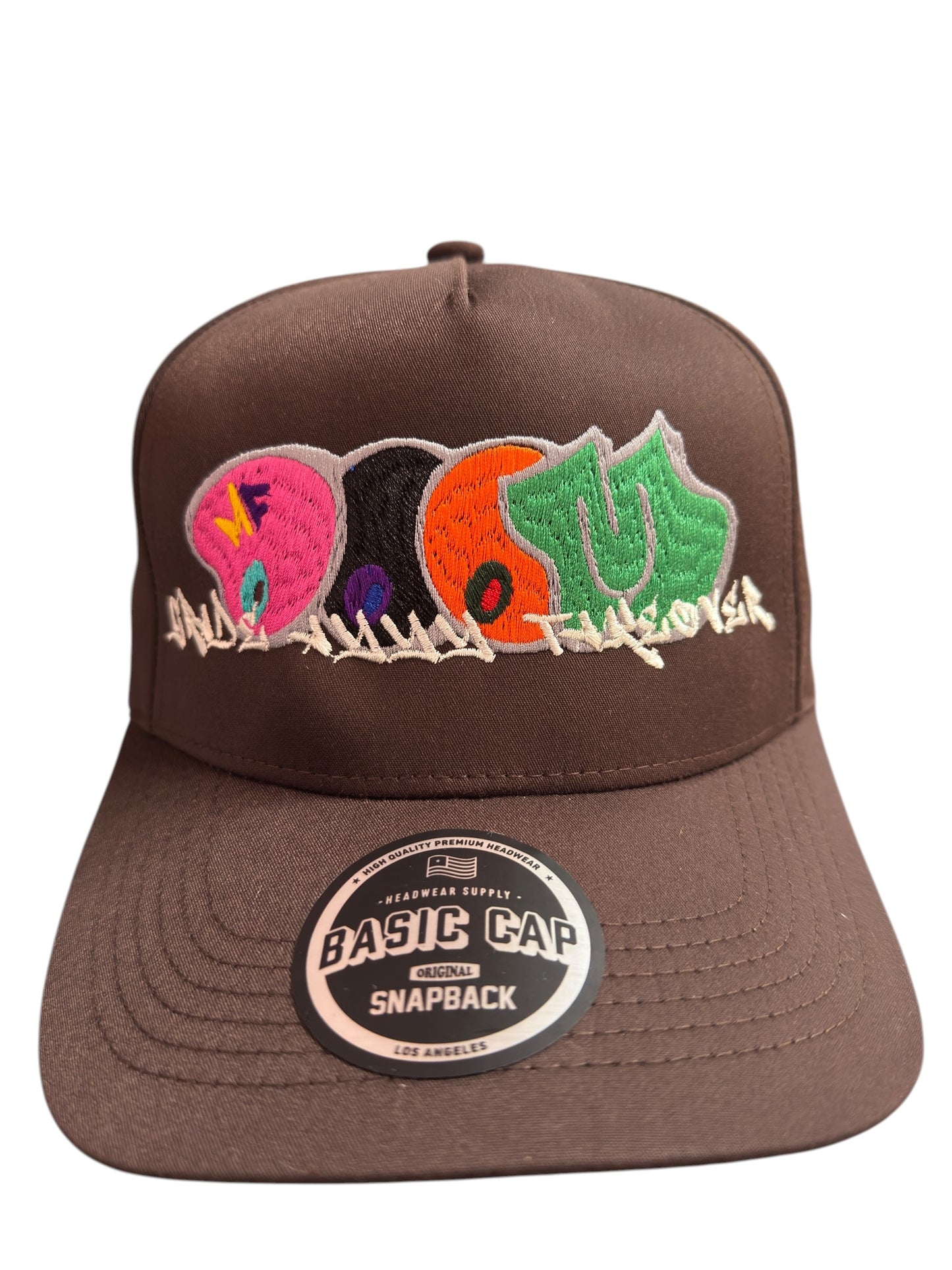 MF Doom Snapback Brown