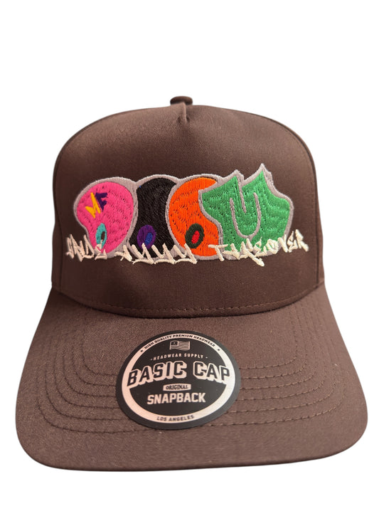 MF Doom Snapback Brown