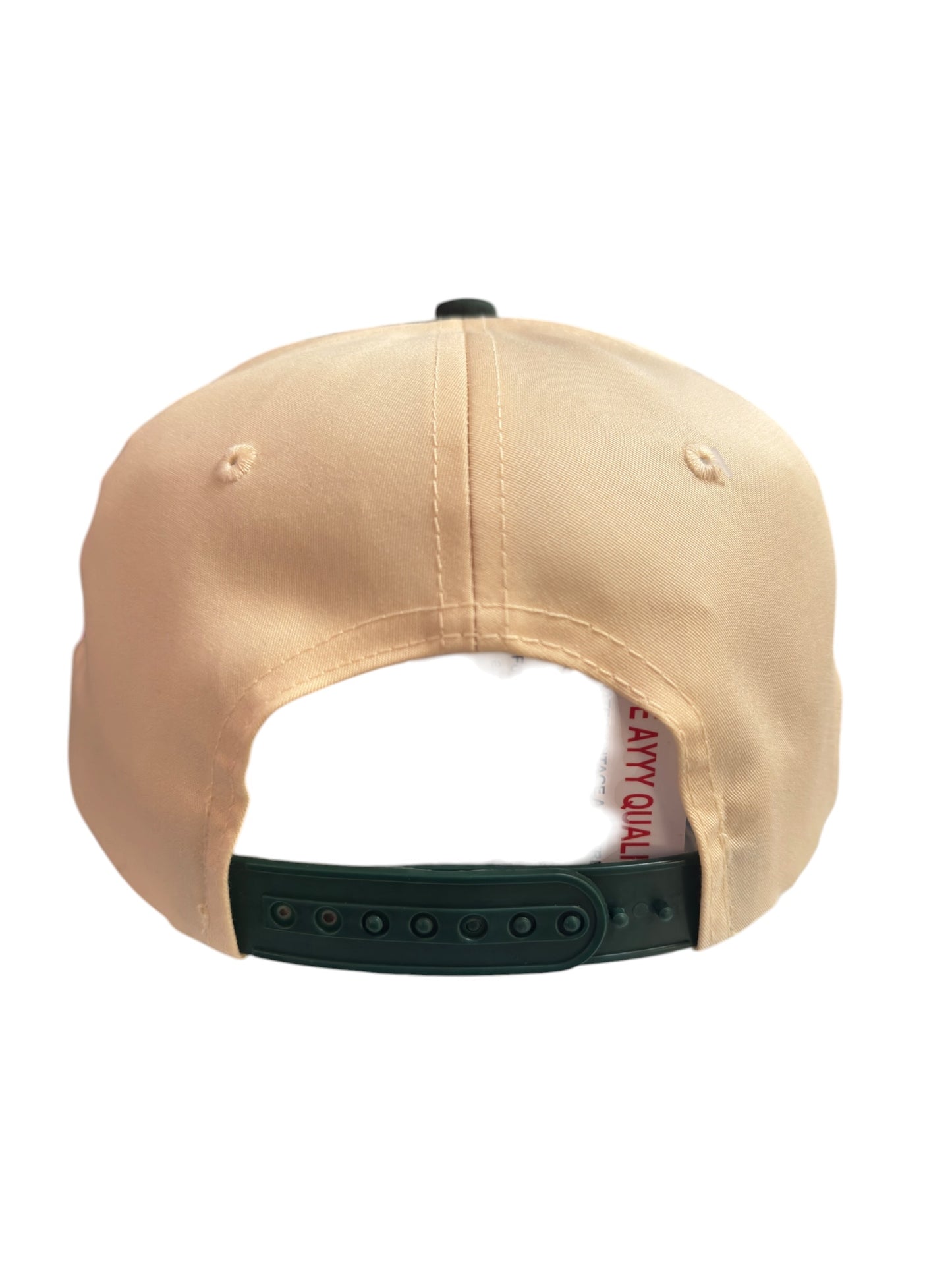 Selena Snapback Tan / Dark Green / Mexico Flag Underbrim