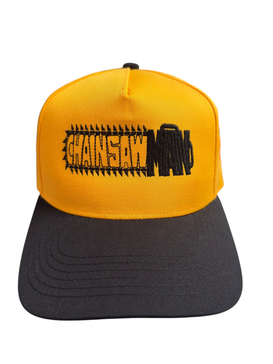 Chainsaw Man Snapback Black / Yellow