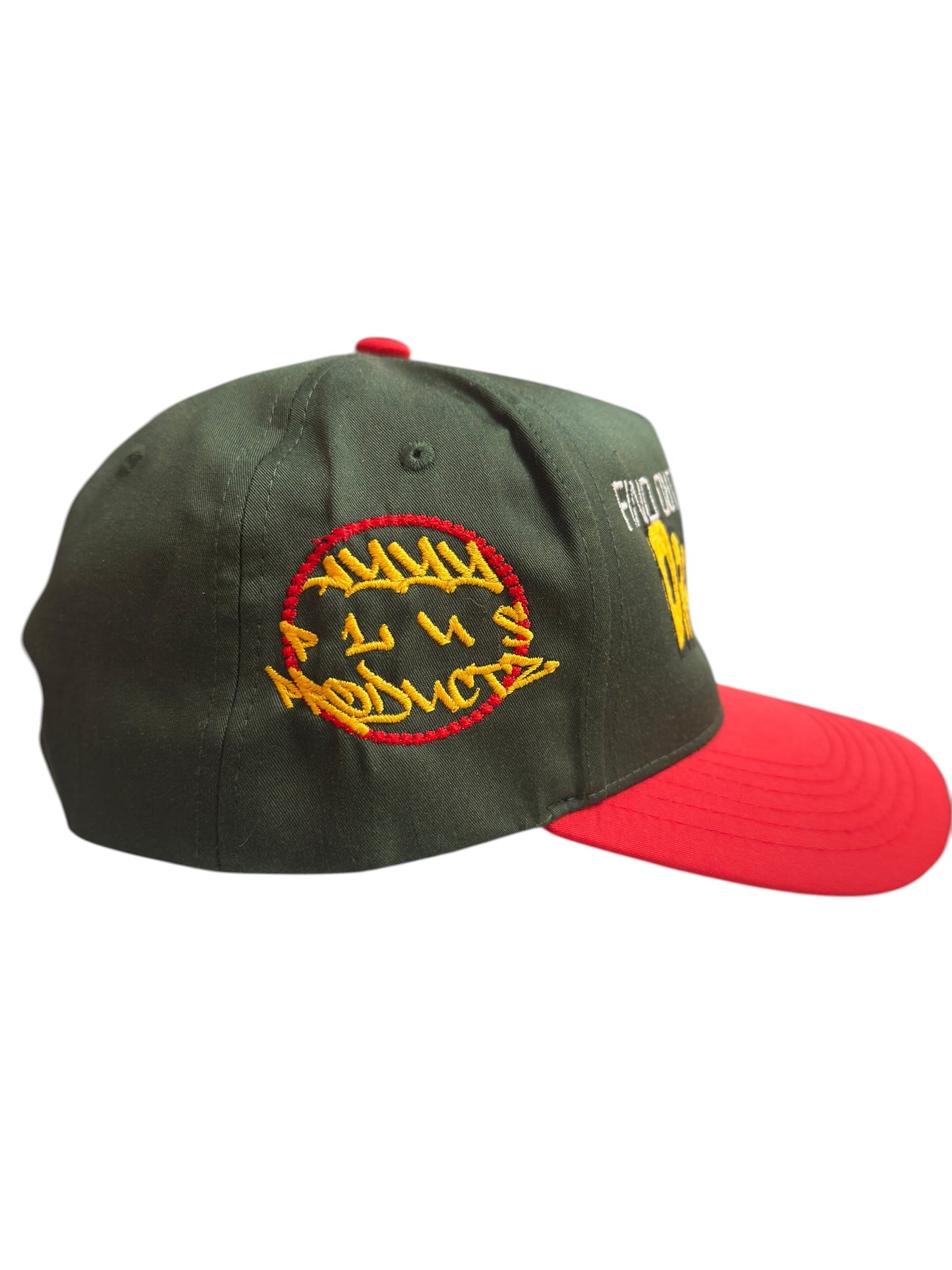 Find Out Next Time On Dragonball Z Snapback Red / Dark Green