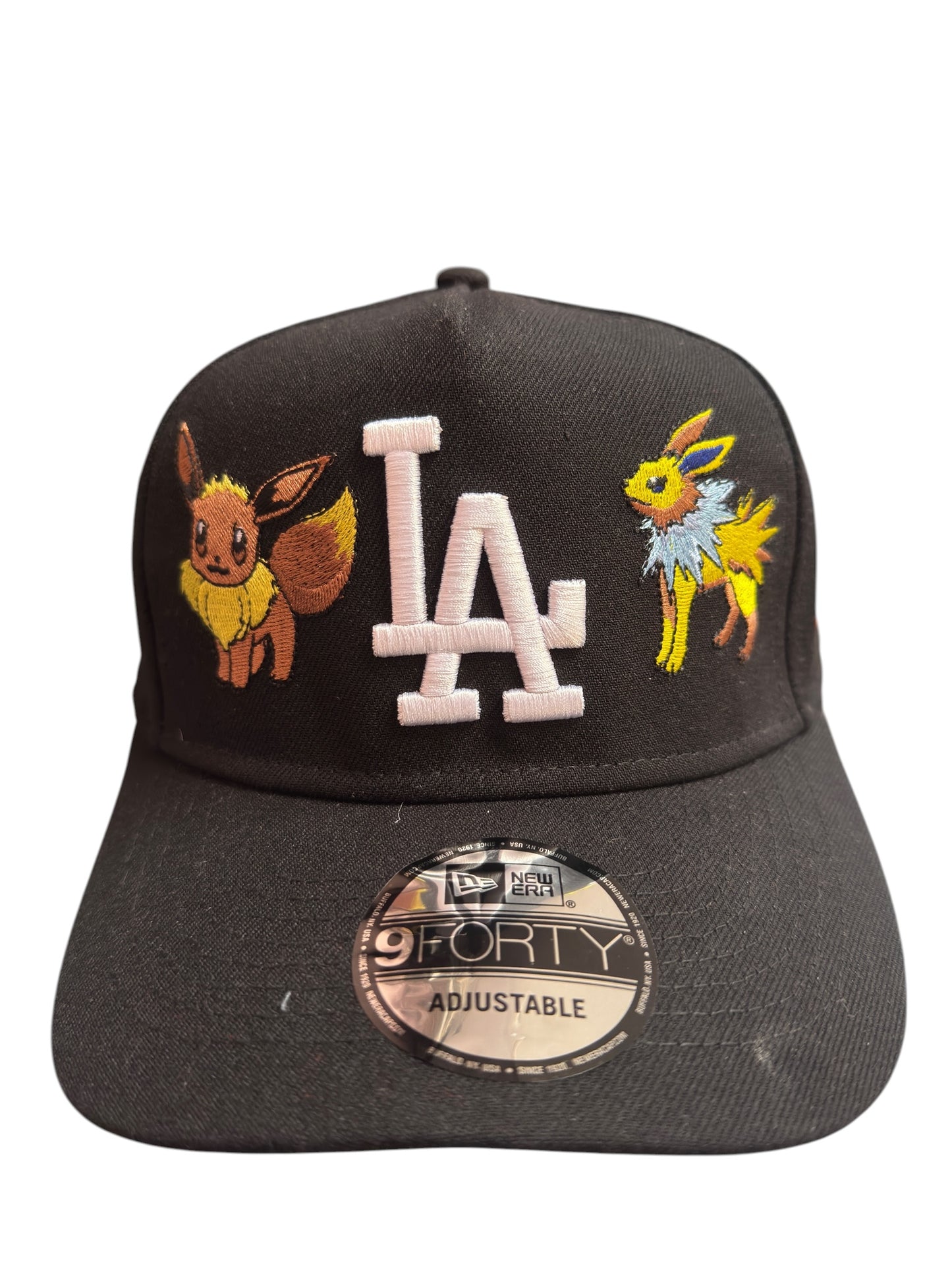 LA Embroidered Eevee Evolutions Snapback Black