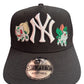 NY Yankees Grass Pokemon Evolution Snapback Black