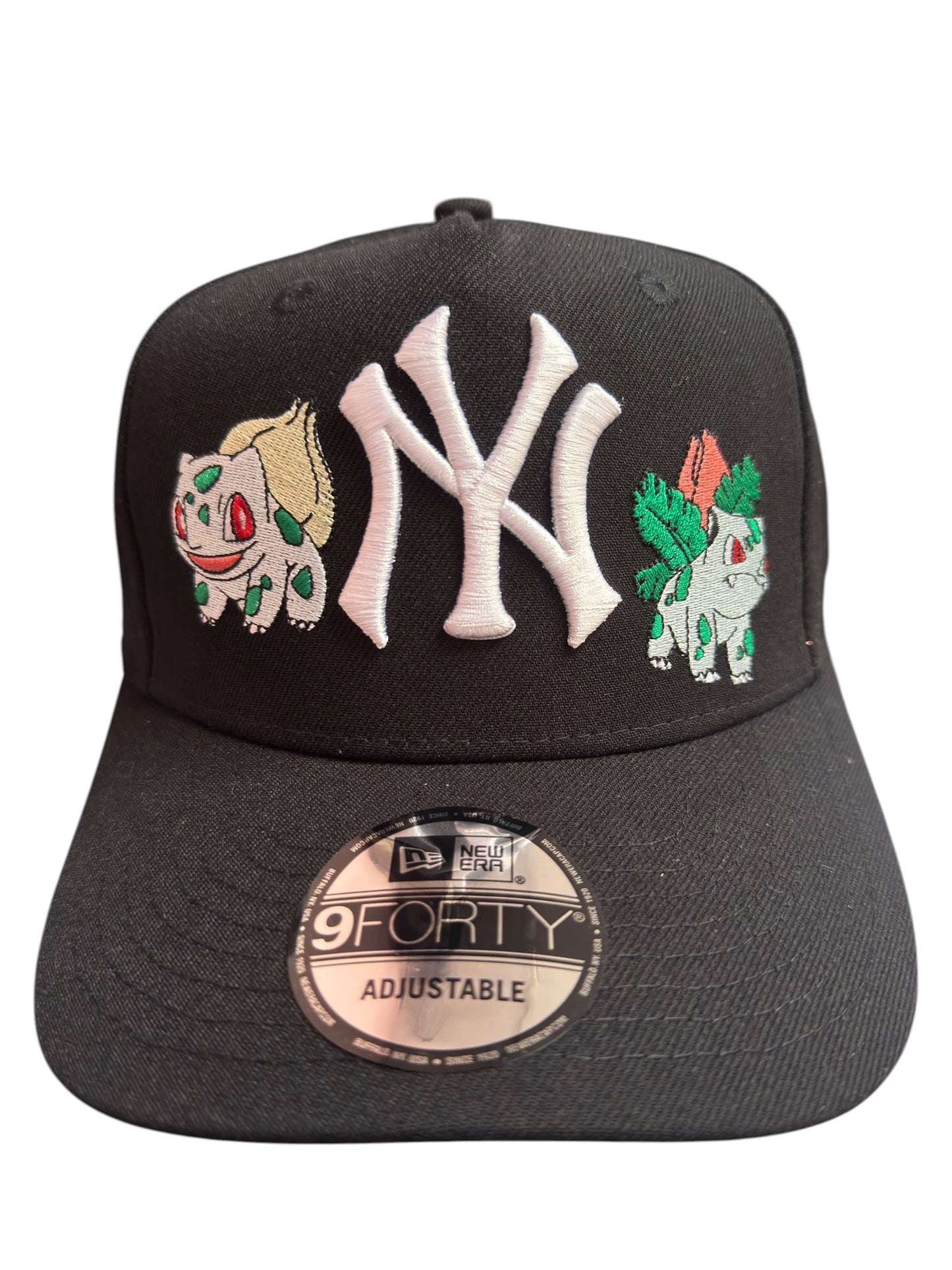 NY Yankees Grass Pokemon Evolution Snapback Black