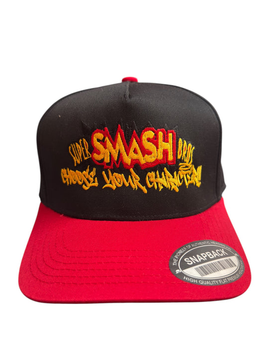 Super Smash Bros Snapback Black / Red
