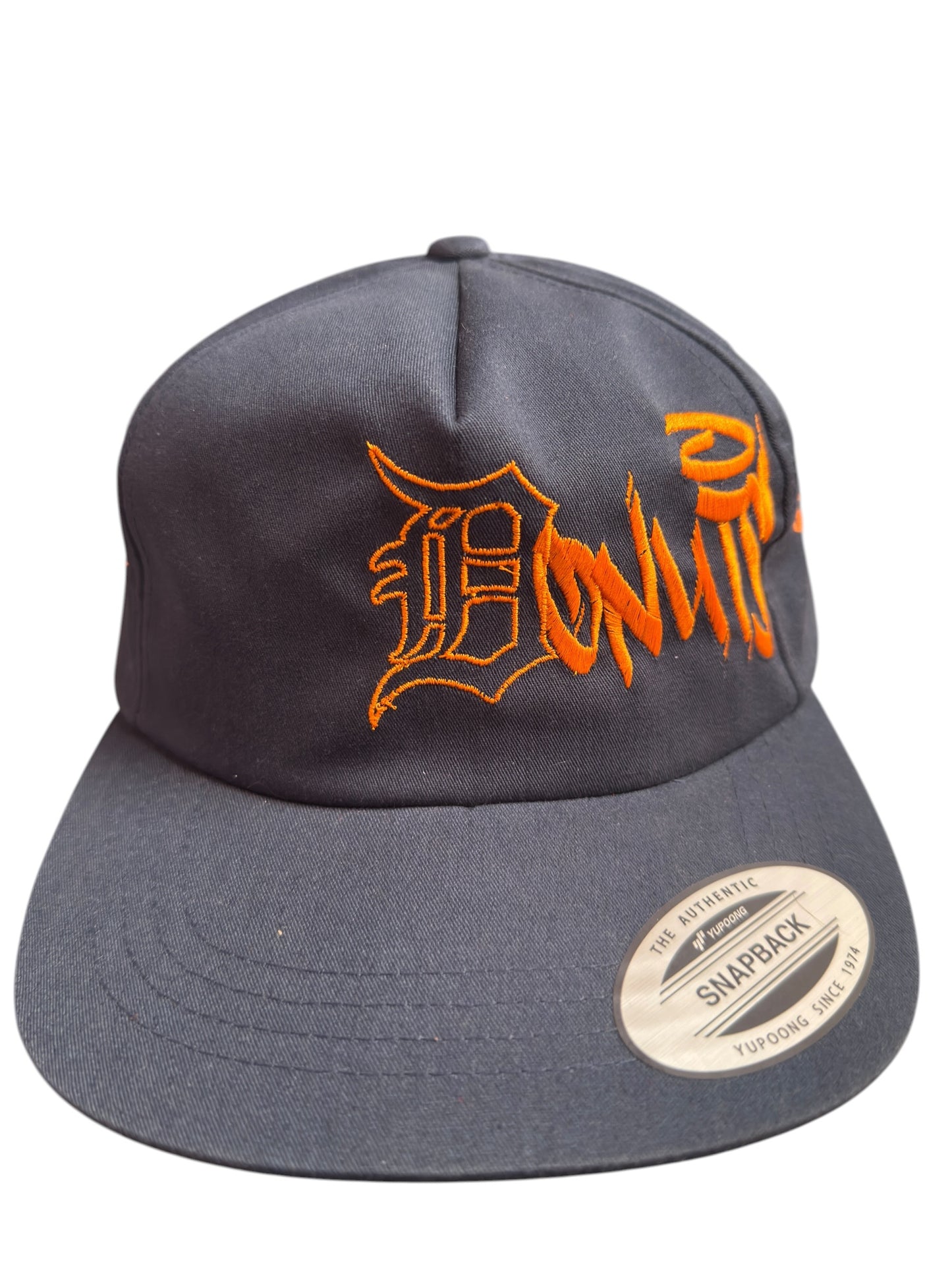 Detroit Donuts Snapback Orange / Navy