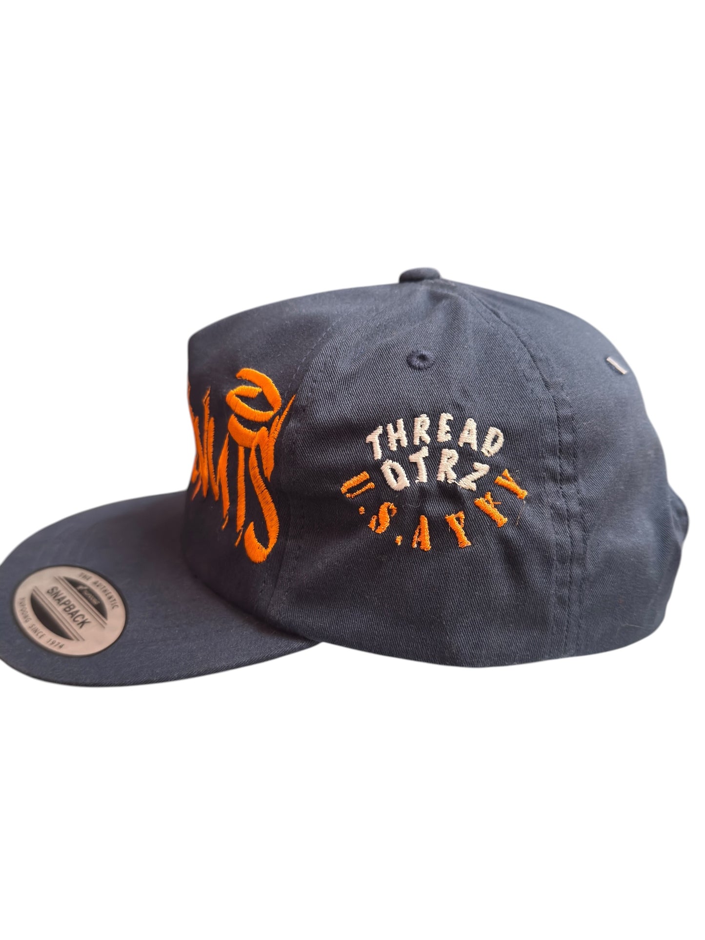 Detroit Donuts Snapback Orange / Navy