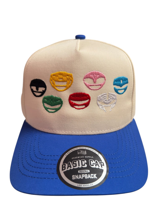 Power Rangers Snapback Cream / Blue