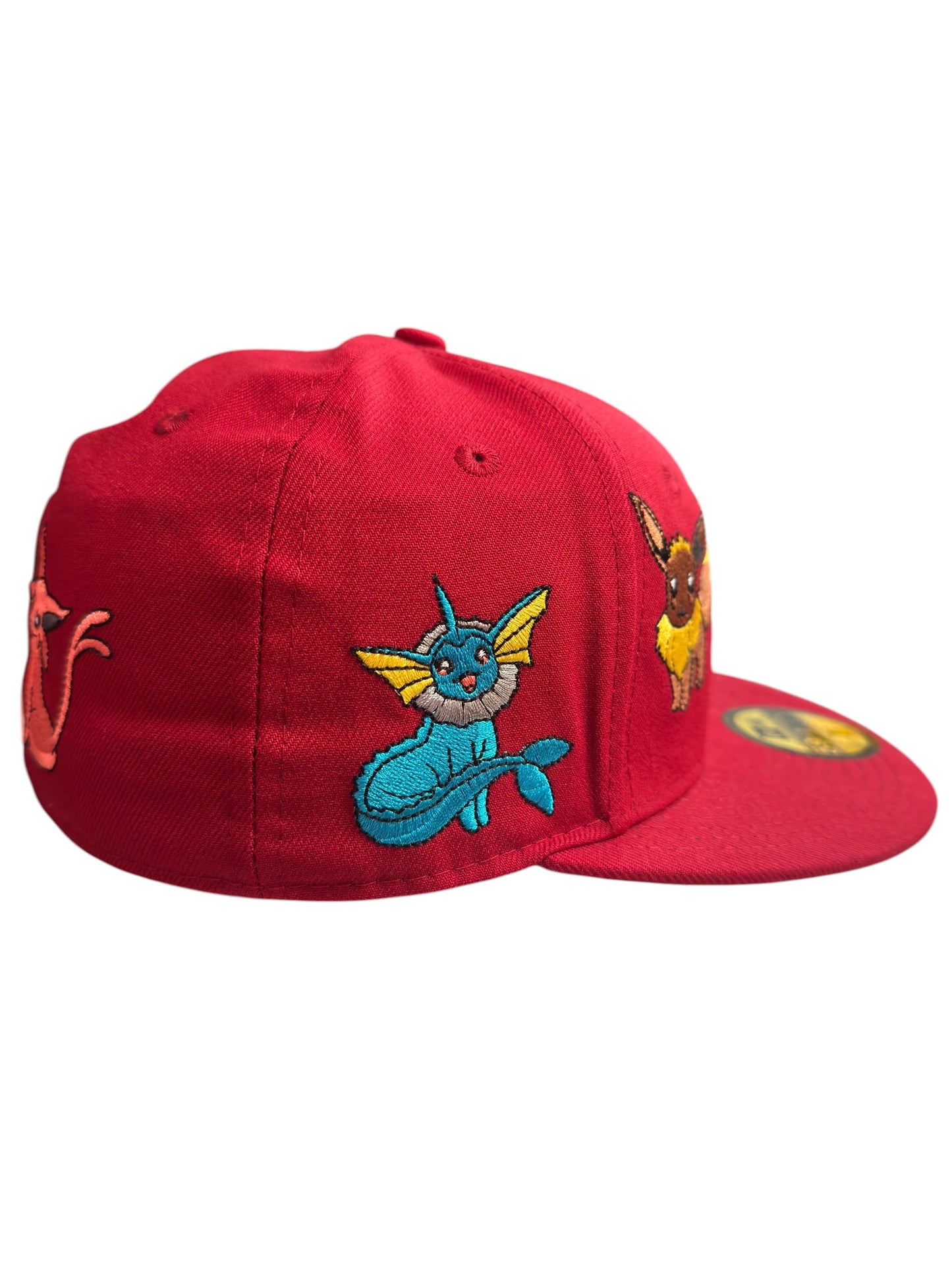 LA Eevee Evolution New Era Fitted Size 7 1/4 Red